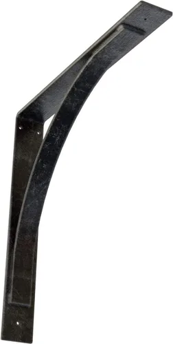 Miniatura 127 de Soporte de acero Morris de 3 pulgadas de ancho x 6 pulgadas de profundidad x 6 pulgadas de alto, latón envejecido