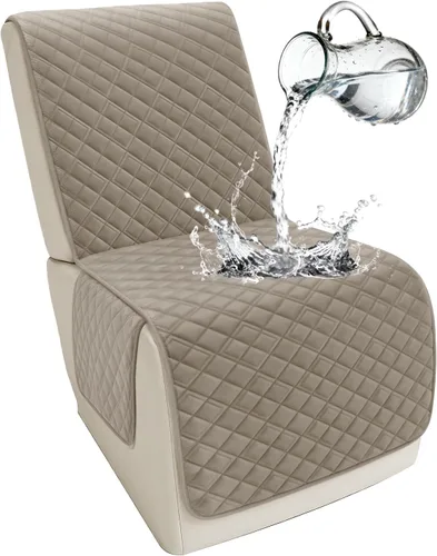 Miniatura 52 de Arfntevss Fundas para sofá seccional reclinable para sofá seccional en forma de L, funda antideslizante lavable para sofá reclinable con forma de L