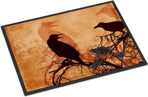 Miniatura 27 de Caroline's Treasures SB3008MAT - Felpudo de Halloween con texto en inglés "Welcome to Spooksville", 18 x 27 pulgadas, para interiores y exteriores