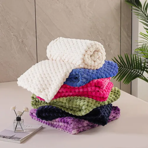 Miniatura 7 de Exclusivo Mezcla - Manta de vellón extragrande, 50 x 70 pulgadas, elegante, tela jacquard suave, mullida, acogedora y ligera, para invierno