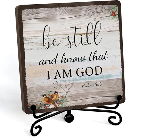 Miniatura 62 de Decoración Inspiradora Cristiana para Escritorio, Letrero "Dios Todavía Está Escribiendo Tu Historia", Decoración de Escritorio para Oficina, Hogar