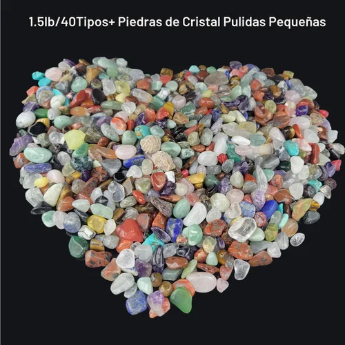 Miniatura 3 de 450 piezas de colecciones de rocas para niños, conjunto de más de 40 tipos de piedras preciosas y cristales, kit de ciencias de rocas y minerales
