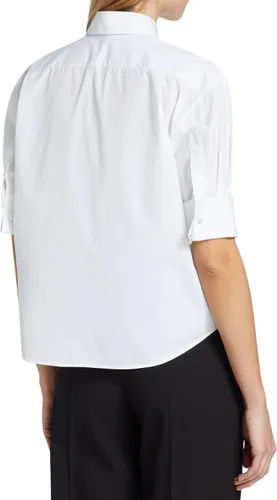 Miniatura 3 de Camisas de manga corta con botones para mujer, básicas, simples, casuales, para el trabajo, blusas