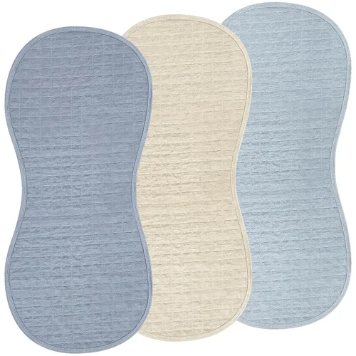 Miniatura 15 de Hahafelt 3 piezas de almohadillas para cambiador con forma de maní, impermeables, de algodón orgánico, almohadillas de maní cálidas para la espalda