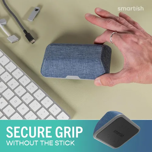 Miniatura 5 de Smartish® Soporte Magnético para Cables - Organizador de Cables Wrangler Más Grande Relleno de Media con Clips Magnéticos para Gestión de Cargadores