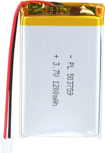 Miniatura 63 de 652030 Batería Lipo de 3.7V 350mAh 652030 Cargable Paquete de Batería de Polímero de Litio con Conector JST PH2.0mm para Dispositivo Electrónico