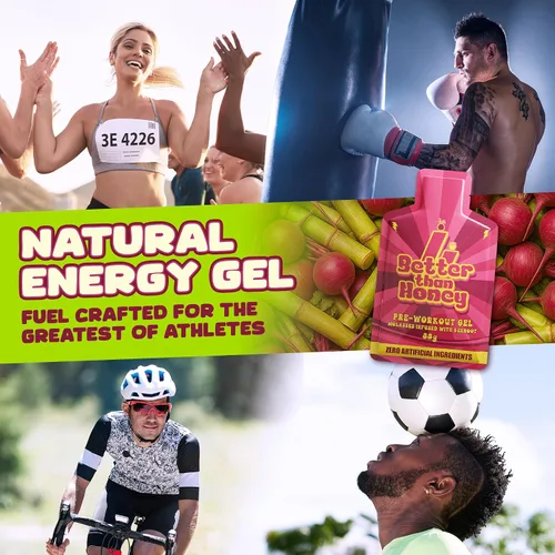Miniatura 8 de Gel energético de raíz de remolacha de melaza – Combustible natural de preentrenamiento y resistencia, rico en hierro, potasio y nitratos