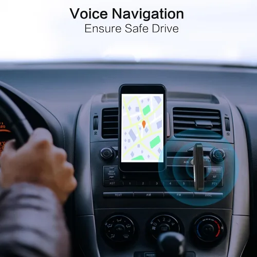 Miniatura 6 de SIMOLIO Receptor Bluetooth para automóvil, batería de 35 horas, control de volumen, cancelación de ruido, adaptador Bluetooth AUX Bluetooth
