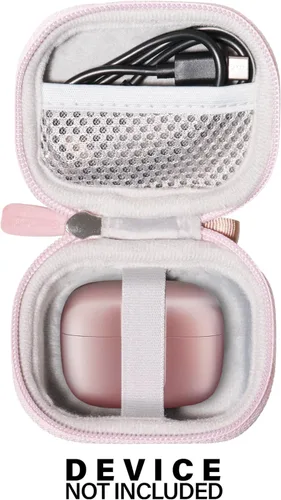 Miniatura 3 de Funda para auriculares Bluetooth TAGRY X08 True Wireless Earbuds 60H, bolsillo de malla para cable de carga (oro rosa)