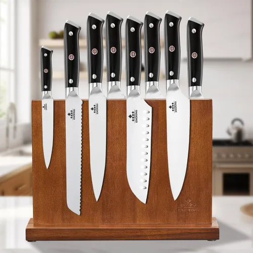 Miniatura 6 de Bloque magnético para cuchillos, soporte universal para cuchillos con imanes mejorados fuertes para un almacenamiento seguro y multifuncional