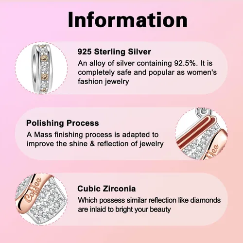 Miniatura 110 de Dije de girasol con diseño de estrella y luna y elefante para pulsera, collar de plata de ley 925, dijes de corazón de amor para mujer, regalo