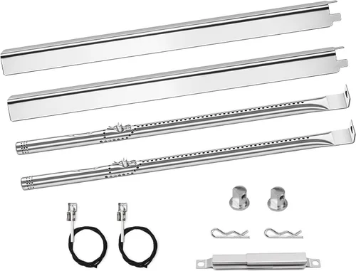 Reemplazo de quemadores de parrilla para Charbroil Performance 2 quemadores 463660021 463660421, Placas de calor G325-0002-W1 para Char-broil