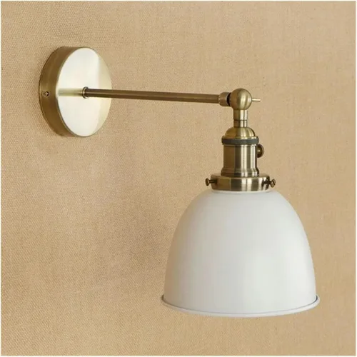 Miniatura 7 de Brass Black Retro LED Wall Light Fixtures Loft Industrial Vintage Arm Lamp Lamparas,Luxury Rojo