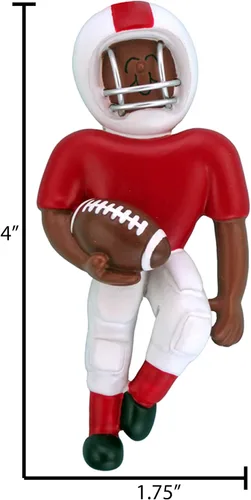 Miniatura 3 de Adornos de fútbol 3D para árbol de Navidad, adornos de Navidad personalizados para niños, adorno de fútbol 2025, adorno deportivo para adolescentes