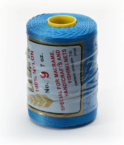 Miniatura 64 de N° 9 - 100% Cordón de Hilo de Nylon Omega para Tejer y Crochet - 01 Blanco