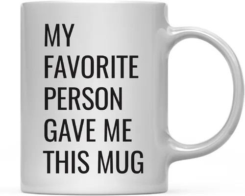 Miniatura 38 de Andaz Press Taza de café divertida de 11 onzas, regalo de broma, My Favorite Aunt Gave Me This Cup, 1 paquete, sobrino sobrino, cumpleaños, Navidad