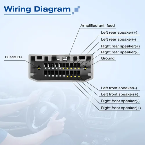 Miniatura 3 de RDBS Arnés de cableado estéreo para automóvil para Dodge 2006-2016, Jeep 2008-2016, modelos Chrysler 2004-2016, cable de radio con conector