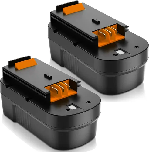 Paquete de 2 baterías de repuesto de 4.5 Ah Ni-Mh de 18 voltios para Black and Decker de 18 V, compatible con Black and Decker HPB18 HPB18-OPE