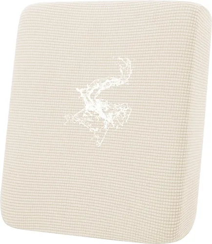 Miniatura 101 de hyha Fundas impermeables para cojines de sofá para mascotas, funda antideslizante para asiento de sofá para perros lavable, tela de jacquard Gris
