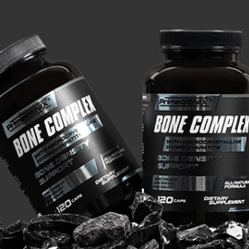 Miniatura 5 de PrimeGENIX Bone Complex - Suplemento de densidad ósea premium para hombres mayores de 40 años con calcio MCHA, vitamina K de doble forma MK-4 MK-7