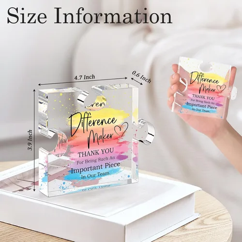 Miniatura 2 de Regalo Marcador de Diferencia Regalos de Agradecimiento para Líder Jefe Empleado Colaborador Profesor Personal Mentor Entrenador Gerente Regalos