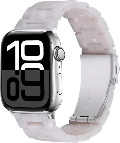 Miniatura 19 de Miimall Women Resin Bands for Apple Watch Series 10 9 8 7 6 5 4 3 2 1 Ultra SE Colorful Dressy Cute Classy Lightweight Comfort 38mm 40mm 41mm 42mm
