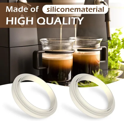 Miniatura 5 de 2 anillos de vapor de silicona de 2.126 in para máquina de café espresso Breville 878/870/860/880/810/840/450/500 y Sage 880/878/875/870/810/500