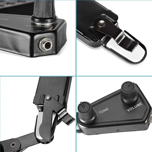 Miniatura 6 de TraderPlus 12 SoundHole - Transductor electroacústico de pastilla para guitarra, Preamplificador magnético para guitarra acústica con control