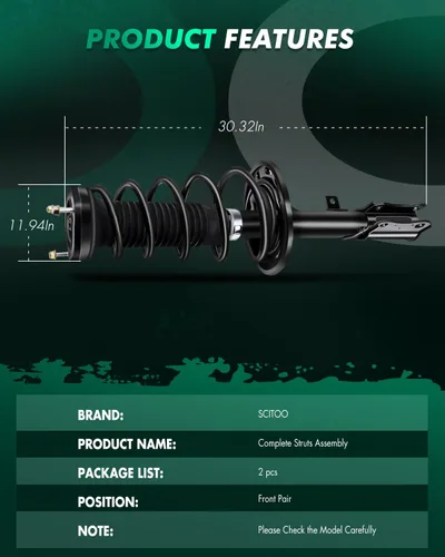 Miniatura 6 de SCITOO Puntales delanteros completos de montaje de resorte para Lexus LS430 Quick Struts 11690 - Juego de 2