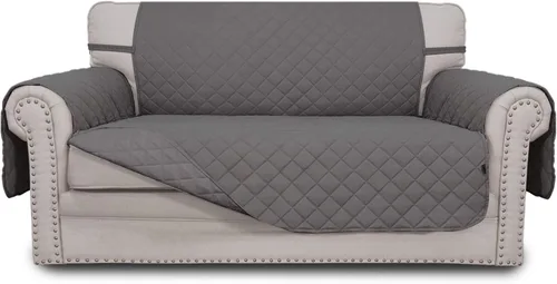 Miniatura 277 de Easy-Going - Funda para sofá, futón y sillón sin reposabrazos, reversible, resistente al agua, para mascotas y niños (azul oscuro/azul claro)