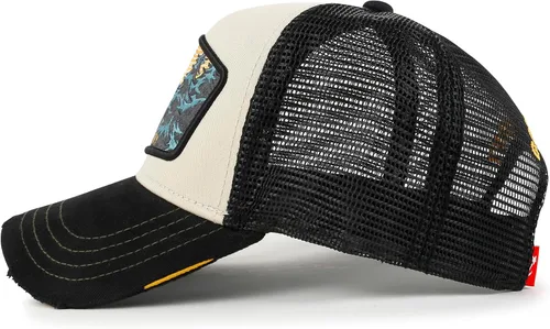 Miniatura 3 de ililily Gorra de béisbol vintage con bordado de Howels prémium