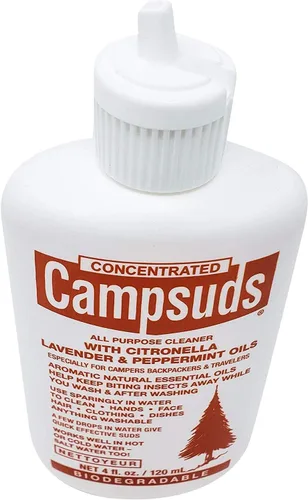 Miniatura 8 de Sierra Dawn Campsuds Biodegradable Camping Soap with Insect Deterrent Citronella, Lavender, Peppermint Oils - Camp Dish Soap, Shampoo, Body Wash