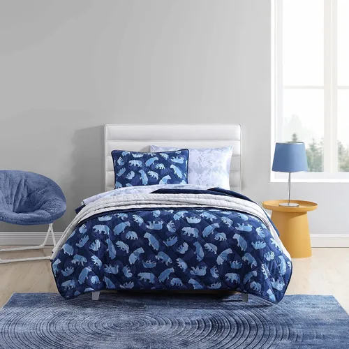 Miniatura 18 de Eddie Bauer - Juego de edredón twin, ropa de cama de algodón naturalmente suave con una sensación ligera para comodidad durante todo el año
