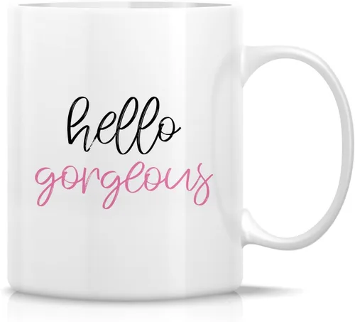 Miniatura 50 de Retreez - Taza divertida con texto en inglés "Once in A While Someone Amazing Comes Along", 325 ml, tazas de café de cerámica, regalos de cumpleaños