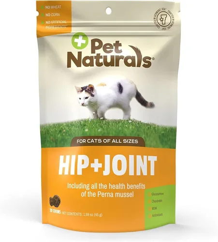 Miniatura 8 de Pet Naturals Suplemento de cadera y articulaciones con glucosamina, condroitina y MSM para perros y gatos, sabor a pato, 160 masticables