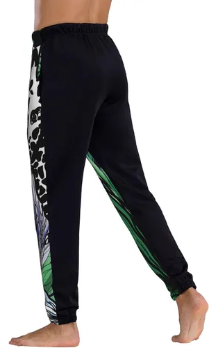 Miniatura 5 de Jutdopt Men Beautiful Pattern with Flowers Sweatpants Joggers Sweatpants Baggy Jogger Pants with Pocket for Men