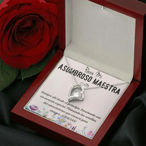 Miniatura 5 de Regalo Para Maestra - Regalos Para Maestras Personalizados, Regalo Para Mi Esposa, Collares Para Mi Maestra, Recuerdos Para Graduación, Collar Para