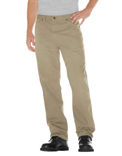 Miniatura 18 de Dickies Jeans de carpintero para hombre, ajuste relajado, pierna recta, Negro, 30 x 30