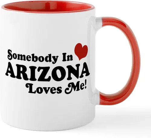 Miniatura 28 de CafePress ARIZONA Mugs Taza de café de cerámica de 11 oz (11.0 fl oz)