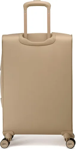 Miniatura 2 de Vince Camuto - Carrito rígido extensible y ligero con ruedas giratorias dobles, Bronceado, 2 Pc Set (2024)