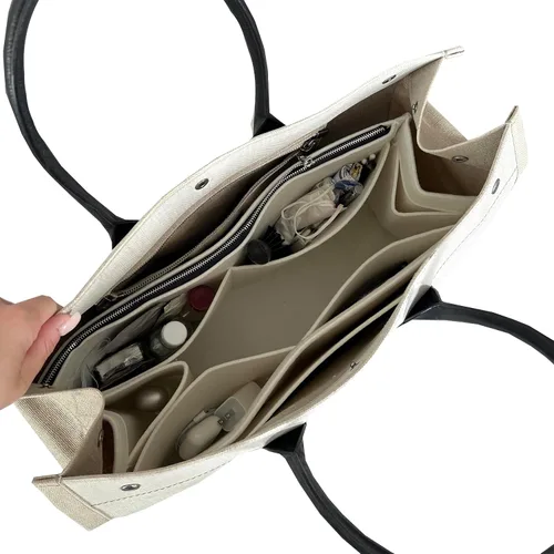 Rive Gauche - Organizador de bolsas de mano, inserto de bolsa Rive Gauche Yves, inserto de mano Rive Gauche hecho a mano de 0.118 pulgadas (0.118