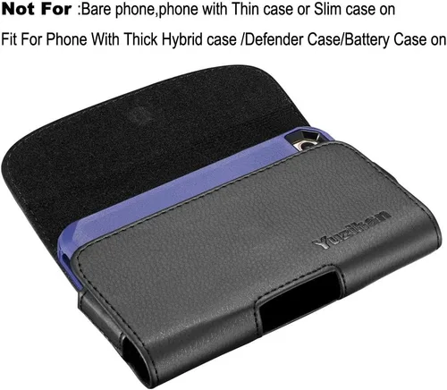 Miniatura 4 de iphone7G 6G 5G funda de piel cinturón para transporte