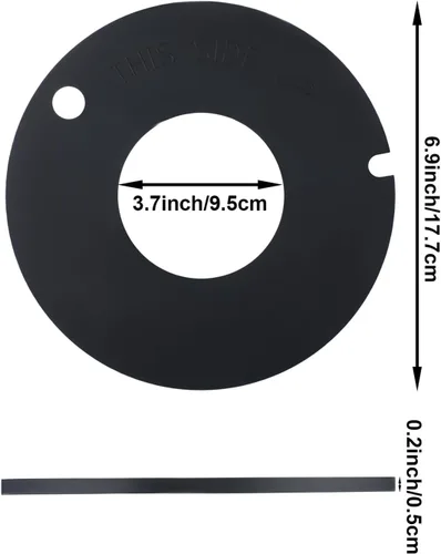 Miniatura 2 de Mudder 2 Piezas 385311462 y 385316140 Sello de Goma para Inodoro RV Sello de Bola de Enjuague de Inodoro para Sealand Mansfield VacuFlush RV Camper
