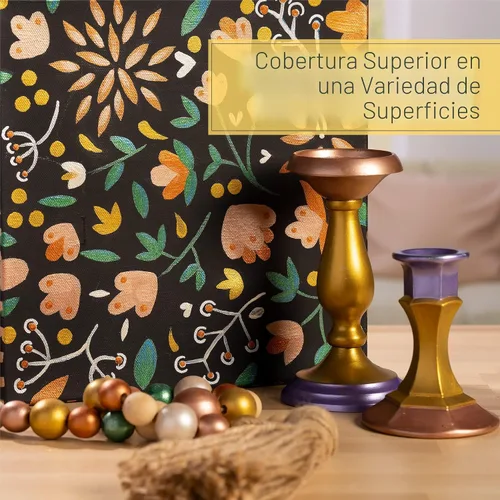 Miniatura 3 de FolkArt Pintura acrílica en varios colores (8 onzas), oro puro