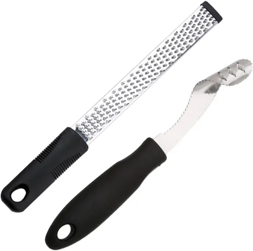 Descorazonador de pimienta jalapeño, rallador de queso zester de limón, deseeder de núcleo para jalapeños, chiles, plátanos, pimientos, calabacines,