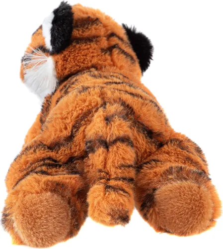 Miniatura 4 de Wild Republic EcoKins - Mini tigre de peluche de 8 pulgadas, regalos ecológicos para niños, juguete de peluche, hecho a mano con 7 botellas de agua