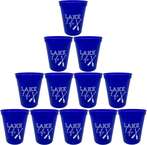 Miniatura 5 de Celebration Saying Party Cups – 12 Beer Pong Champion (combo rojo/azul)