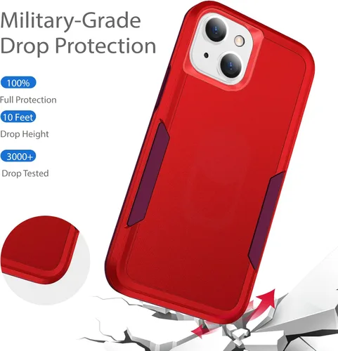 Miniatura 5 de Funda diseñada para iPhone 13, protección resistente, a prueba de golpes, a prueba de caídas, a prueba de polvo, antiarañazos, para iPhone 13