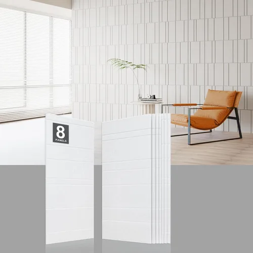 Miniatura 9 de Paquete de 6 paneles de pared insonorizados engrosados, paneles acústicos de borde biselado de alta densidad de 15.75" X 31.5" X 0.47", paneles