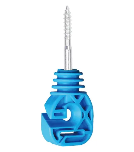 Miniatura 5 de PK100 - Cerca eléctrica de múltiples usos aislantes en azul con 1 herramienta de zócalo gratis/portabrocas